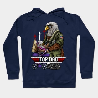 American bald eagle top dad Hoodie